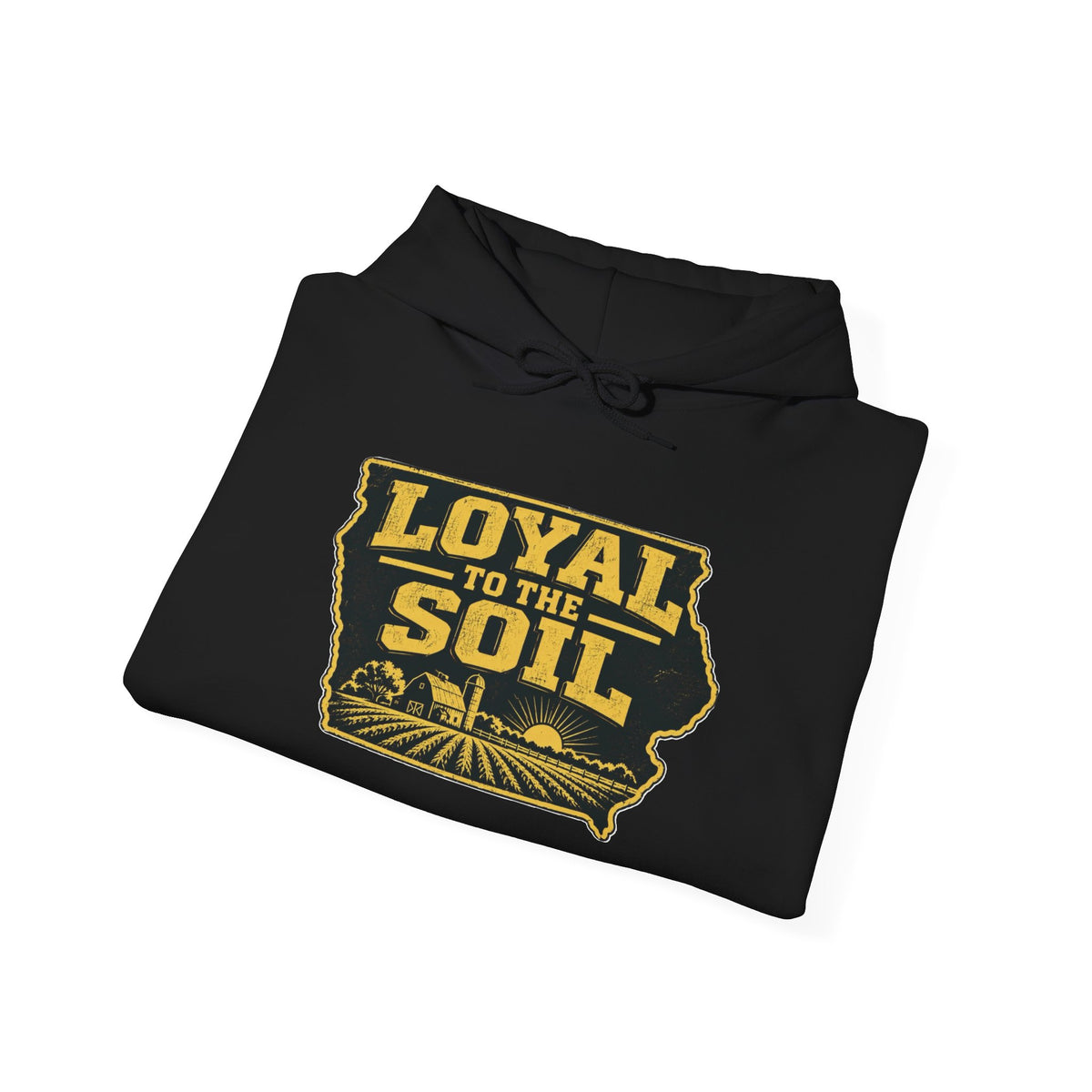 Unisex Heavy Blend™ Hooded Sweatshirt - Black and Gold