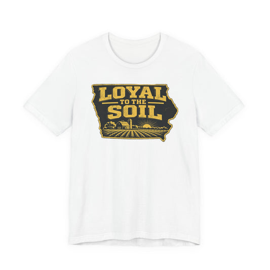 Unisex Jersey Short Sleeve Tee - Black and Gold